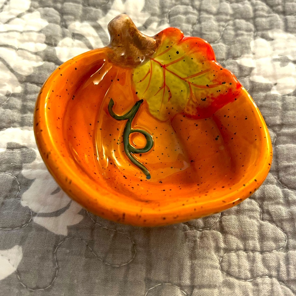 Mini Pumpkin Trinket Dish